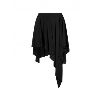 STELLA MCCARTNEY Gonna Corta Asimmetrica Nera