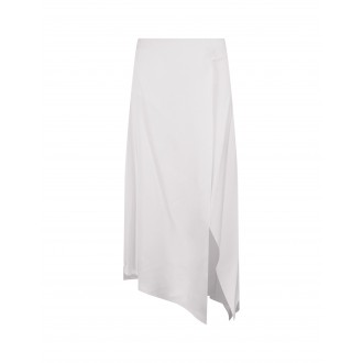STELLA MCCARTNEY Gonna Midi Asimmetrica Bianca