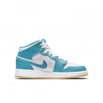 Jordan 1 Mid Aquatone (GS)