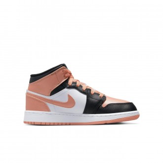 Jordan 1 Mid Light Madder Root (GS)