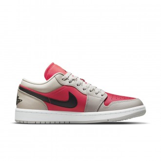 Jordan 1 Retro Low Light Iron Ore Siren Red (W)