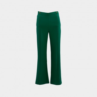 Pantalone in tessuto verde