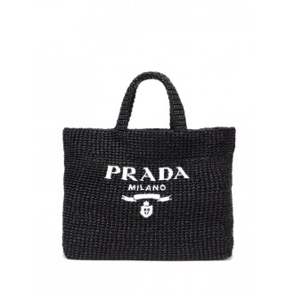 Prada Raffia Tote Bag