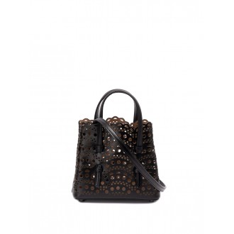 Alaia `Mina 16` `Vienne Wave` Leather Tote Bag