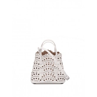 Alaia `Mina 16` `Vienne Wave` Leather Tote Bag