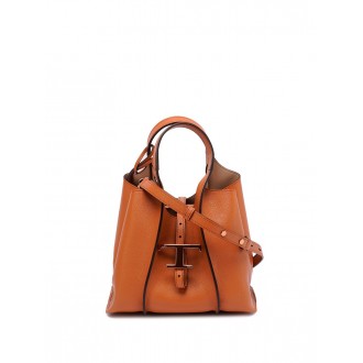 Tod's `T Timeless` Mini Leather Shopping Bag