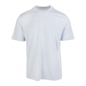 FEDELI T-Shirt Basi Uomo In Cotone Organico Polvere