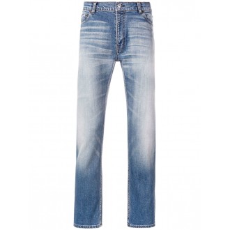 BALENCIAGA Jeans slim fit in misto cotone blu