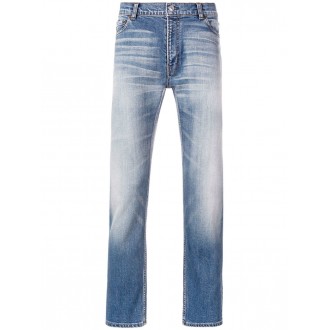 BALENCIAGA Jeans slim fit in misto cotone blu