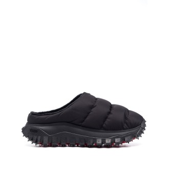 MONCLER ALYX sabot imbottito nero con trapuntatura boudin 