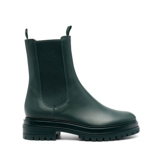 GIANVITO ROSSI Stivaletto Chester Verde Scuro