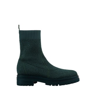 GIANVITO ROSSI Stivaletto Torrance verde scuro