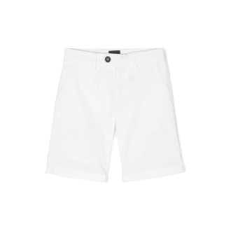 FAY KIDS Bermuda Bianco Con Logo