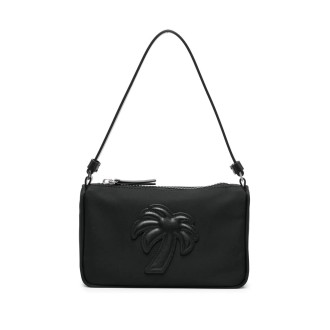 PALM ANGELS Pouch Nera Con Logo Palm Tree