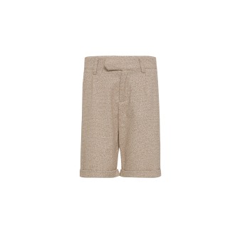 ELEVENTY KIDS Bermuda In Tessuto Effetto Sale e Pepe