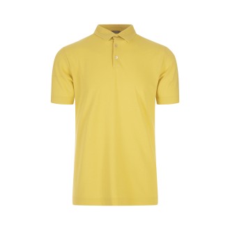 ZANONE Polo Slim Fit in IceCotton Giallo