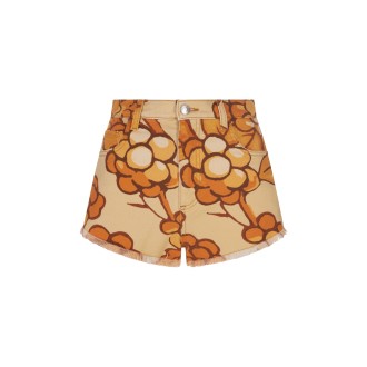ETRO Shorts In Denim Arancione