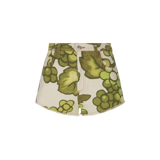 ETRO Shorts In Denim Verde