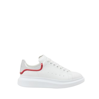 ALEXANDER MCQUEEN Sneakers Oversize In Bianco/Argento/Rosso