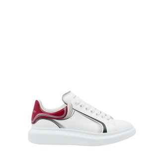 ALEXANDER MCQUEEN Sneakers Oversize In Bianco e Granata