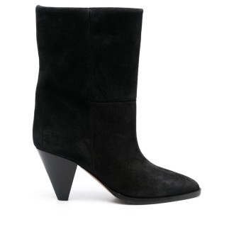 ISABEL MARANT Stivaletti Rouxa In Suede Nero