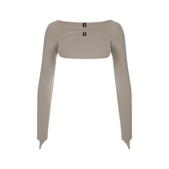 ANDREADAMO Top Crop Sculpting Harness Taupe