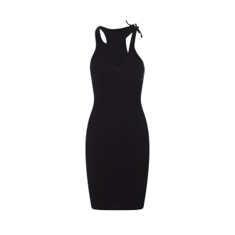 ANDREADAMO Tubino Corto Nero Con Cut-Out