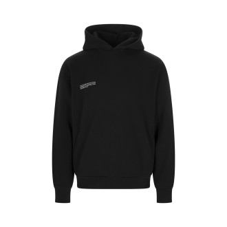 PANGAIA Felpa Con Cappuccio Signature Core Nera Unisex