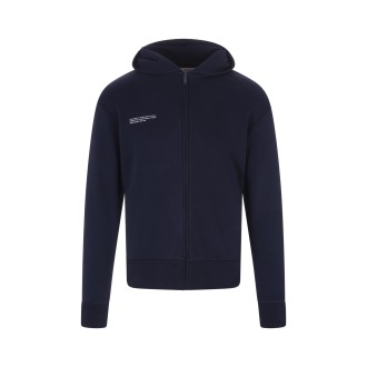 PANGAIA Felpa Con Zip e Cappuccio 365 Blu Navy Unisex