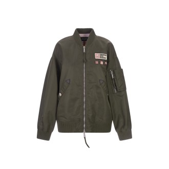 DSQUARED2 Bomber Classic Oversized Verde