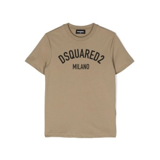 DSQUARED2 KIDS D2Kids Junior Relax T-Shirt In Beige