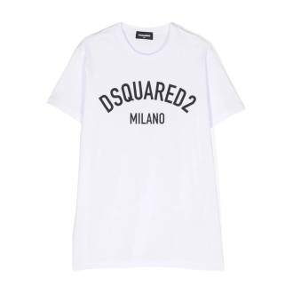 DSQUARED2 KIDS D2Kids Junior Relax T-Shirt In Bianco
