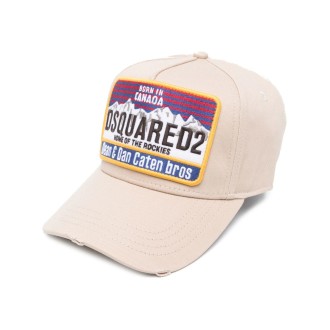DSQUARED2 Cappello Da Baseball Dsquared2 Logo In Beige