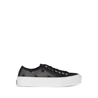 GIVENCHY Sneakers City In Rete Trasparente 4G Nera