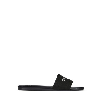 GIVENCHY Mule Piatte 4G In Tela Nera
