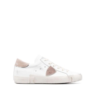 PHILIPPE MODEL Sneakers Paris Low - White and Taupe