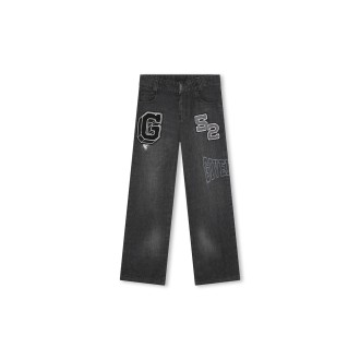 GIVENCHY KIDS Jeans Morbidi GIVENCHY College Neri