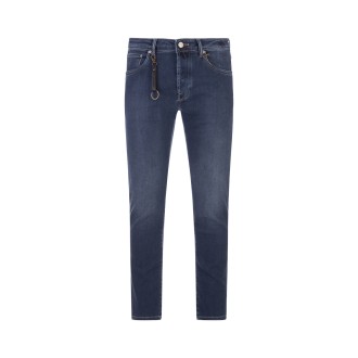 INCOTEX BLUE DIVISION Jeans Slim Fit In Denim Blu Scuro