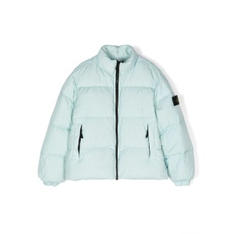 STONE ISLAND JUNIOR Piumino Dyed Crinkle Reps R-NY Down Cielo