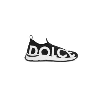 DOLCE & GABBANA KIDS Sneakers Socks Nere Con Logo