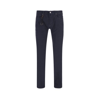 INCOTEX BLUE DIVISION Pantaloni In Velluto a Coste Blu Scuro