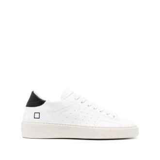 D.A.T.E. Sneakers Levante In Pelle White And Black