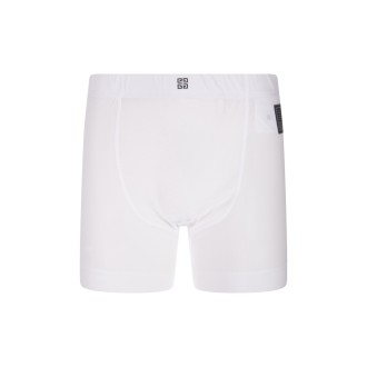 GIVENCHY Boxer In Cotone G Bianco