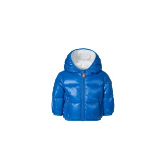 SAVE THE DUCK KIDS Piumino Trapuntato Animal-Free Jody Con Cappuccio In Blue Berry