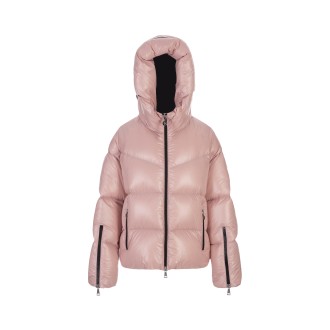 MONCLER Piumino Corto Huppe Rosa Chiaro