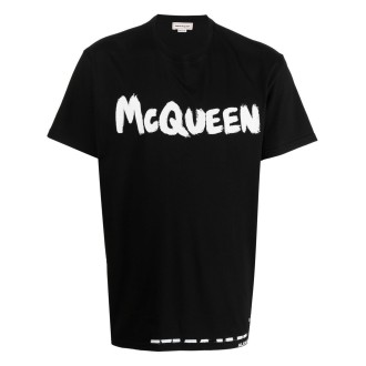 Alexander McQueen `Graffiti` Print T-Shirt