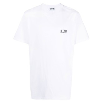 Golden Goose `Star` `Logo Big Star Back Blackboard` T-Shirt