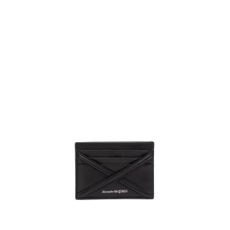 Alexander McQueen `The Harness` Leather Card Holder