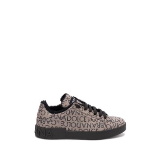 Dolce & Gabbana Jacquard Portofino Sneakers