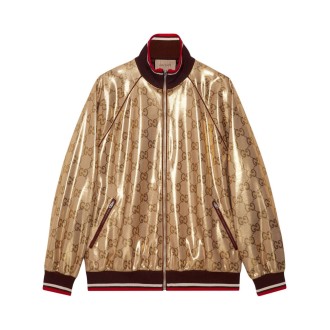 Gucci Technical Jersey Full-Zip Jacket